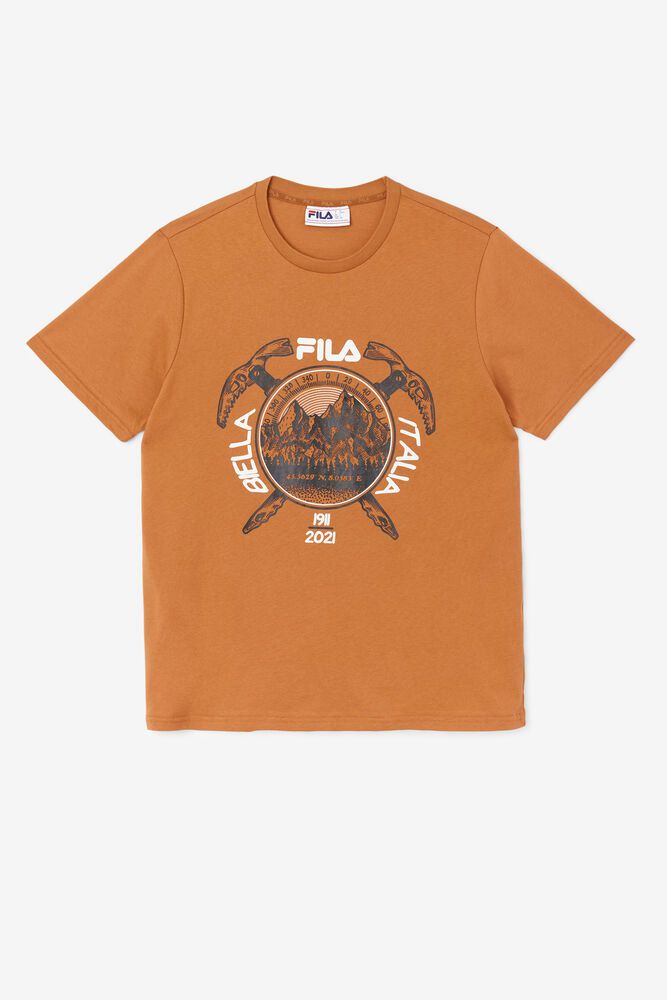 Tricou Fila Barbati Portocalii Enem KMNW-63849